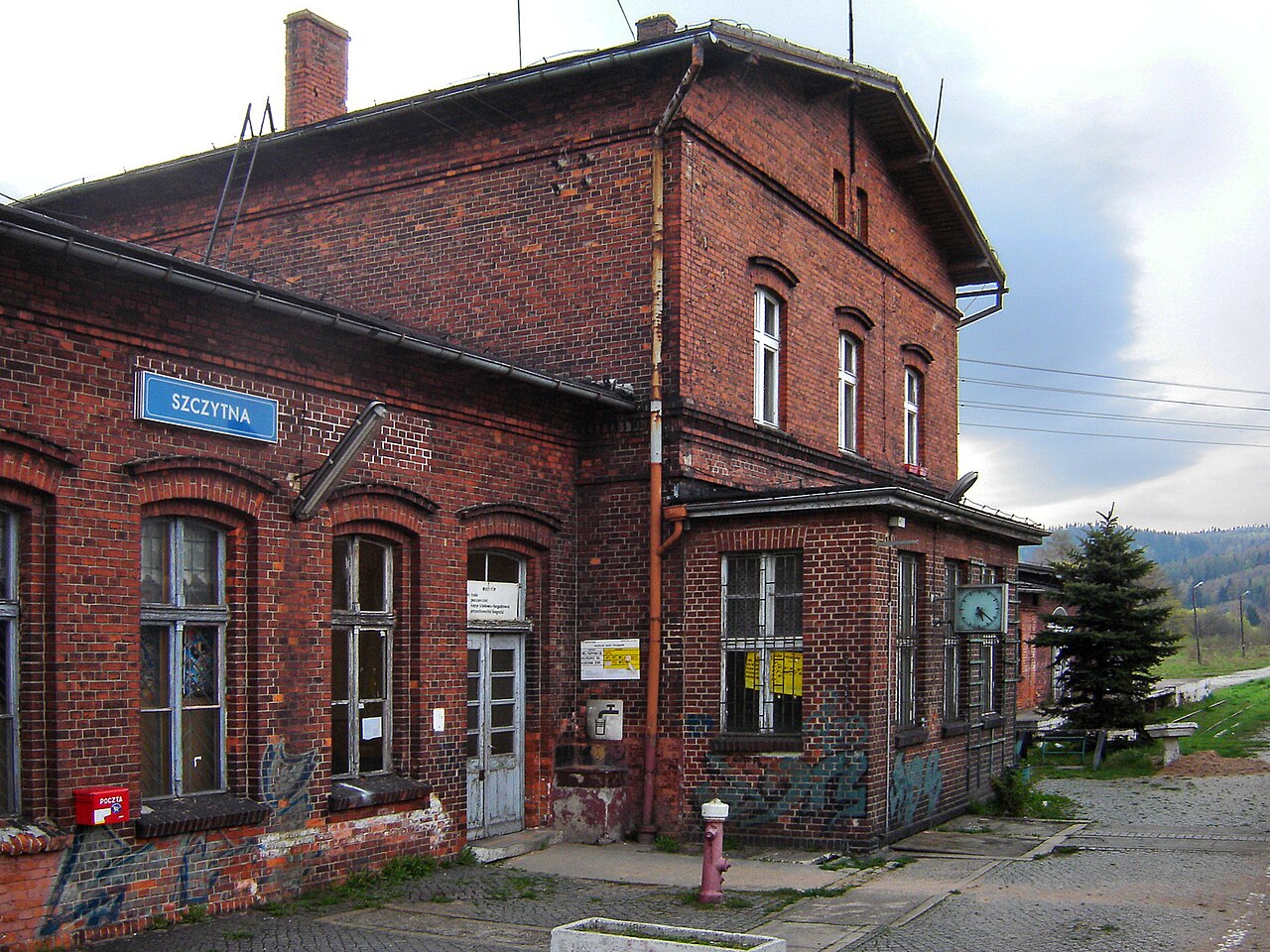 Widok miasta Szczytna