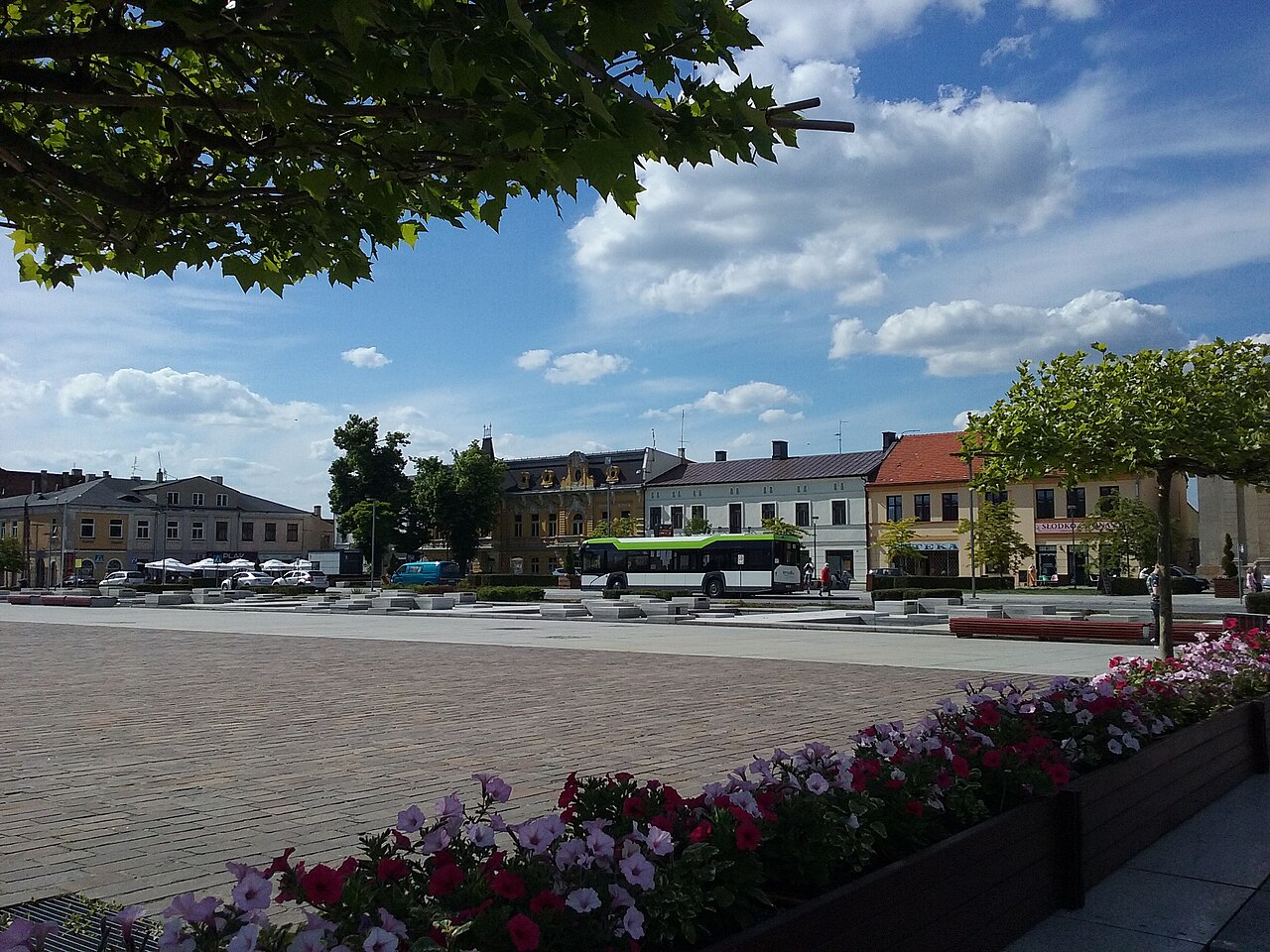 Widok miasta Tomaszów Mazowiecki