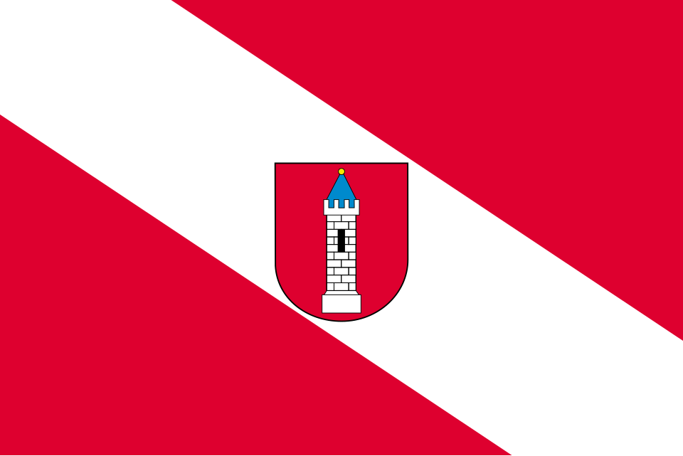 Flaga miasta Wieluń