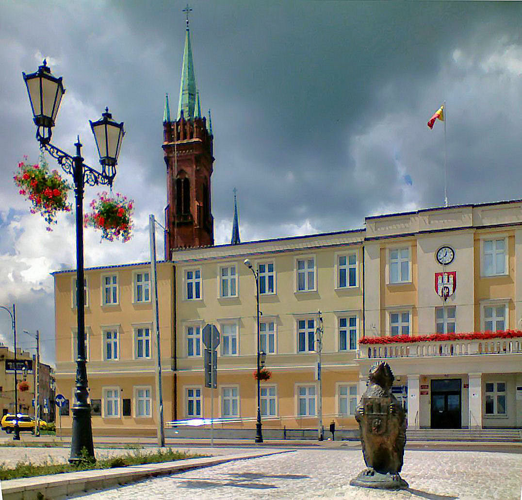 Widok miasta Zgierz