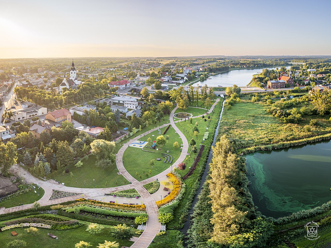 Widok miasta Stryków
