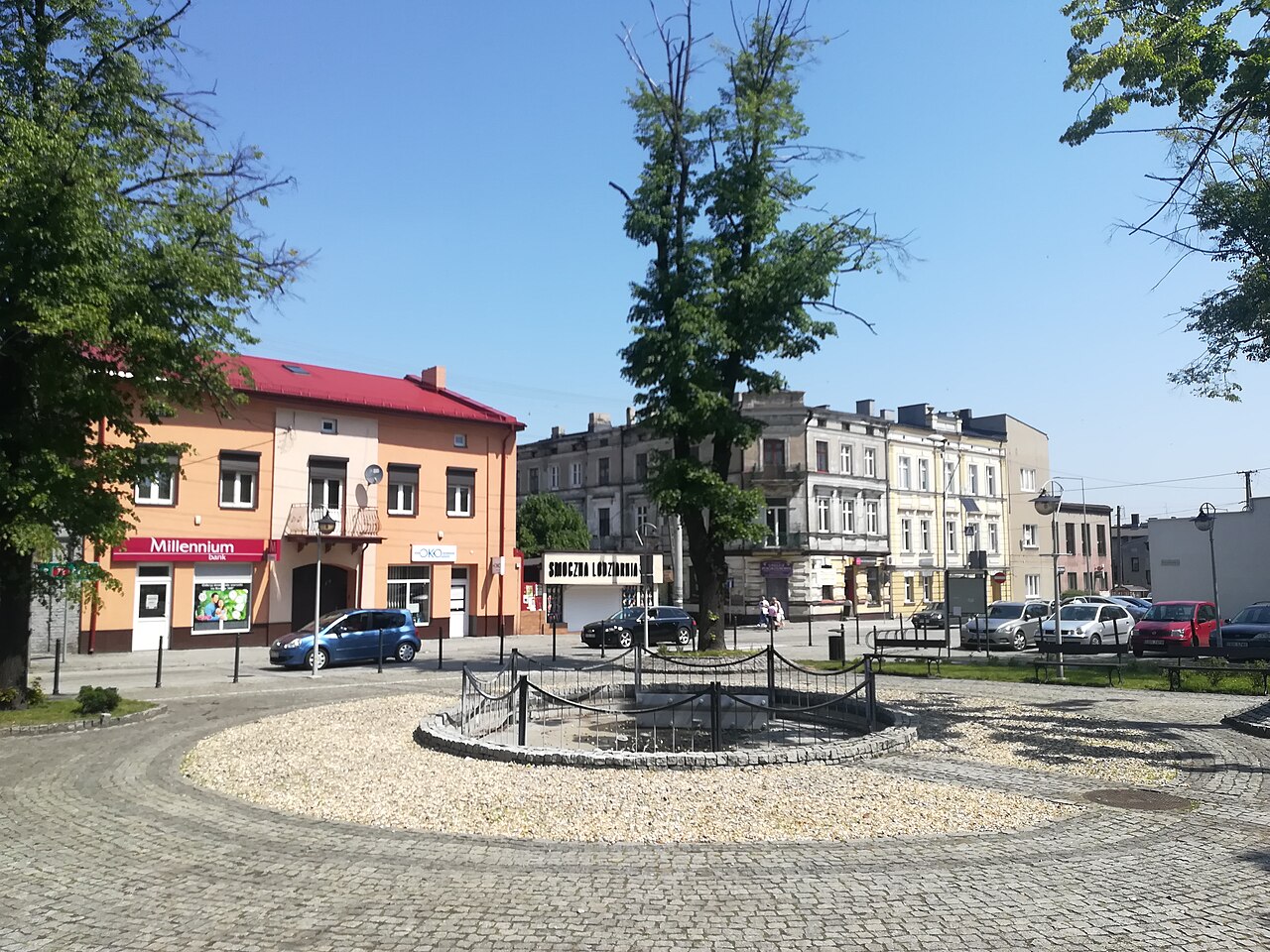 Widok miasta Brzeziny