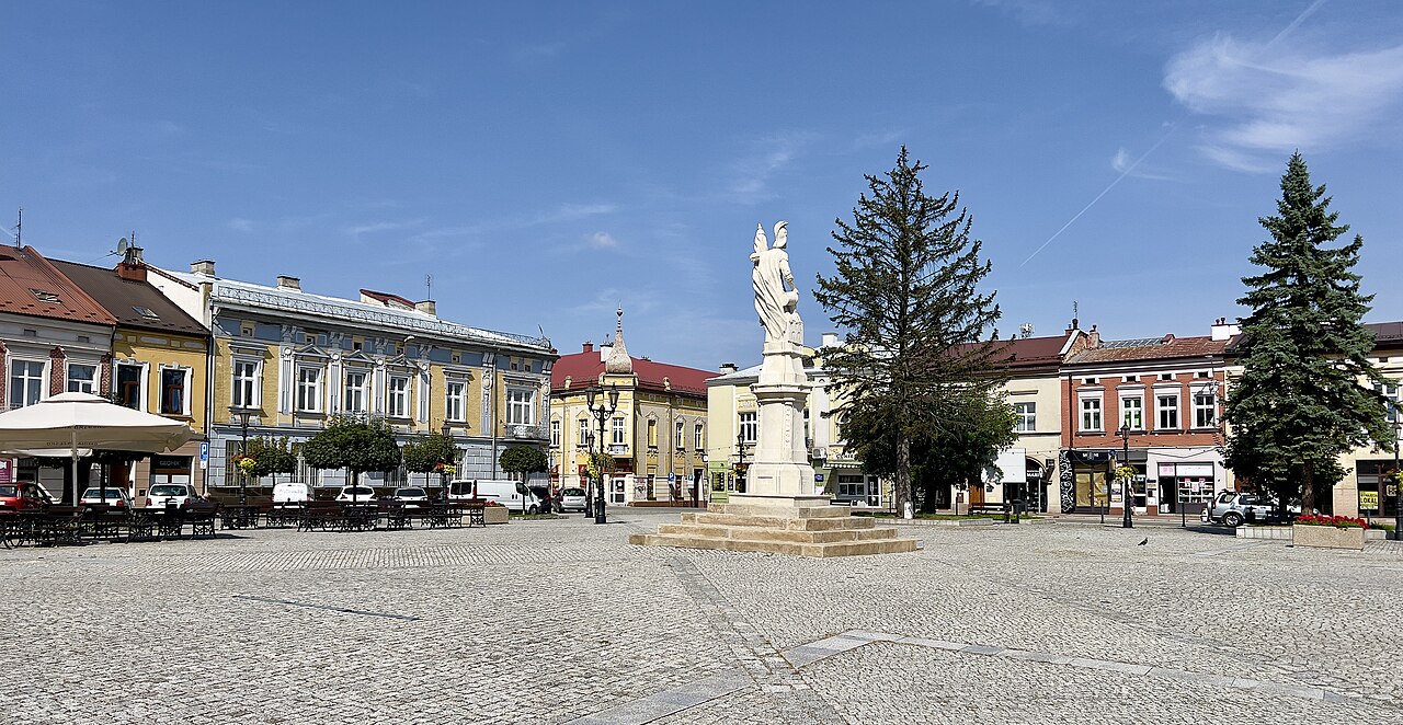 Widok miasta Brzesko