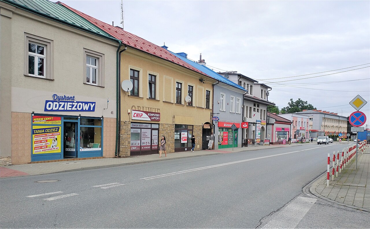 Widok miasta Dąbrowa Tarnowska
