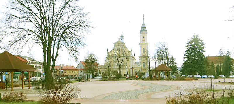 Widok miasta Szczucin