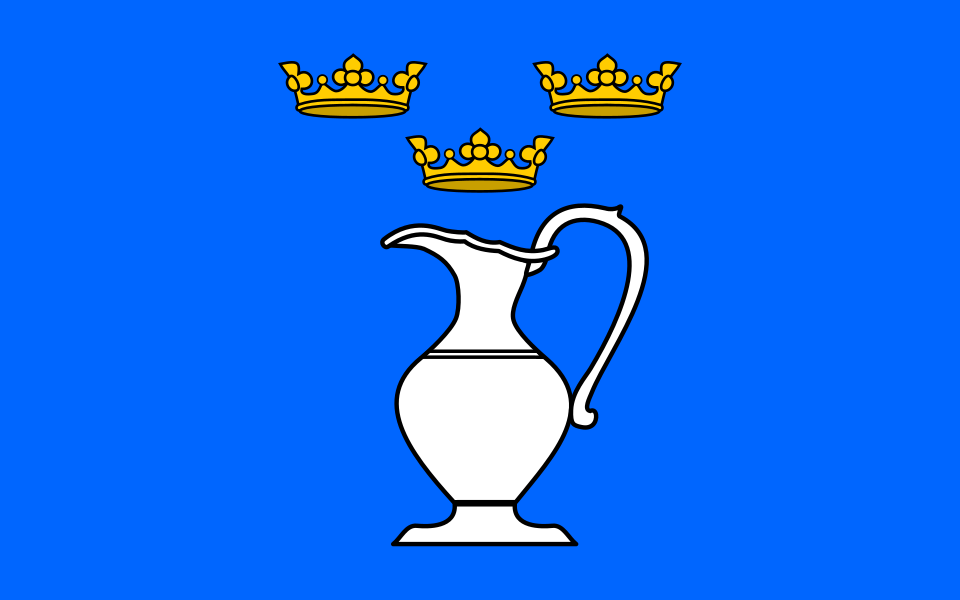 Flaga miasta Krynica-Zdrój