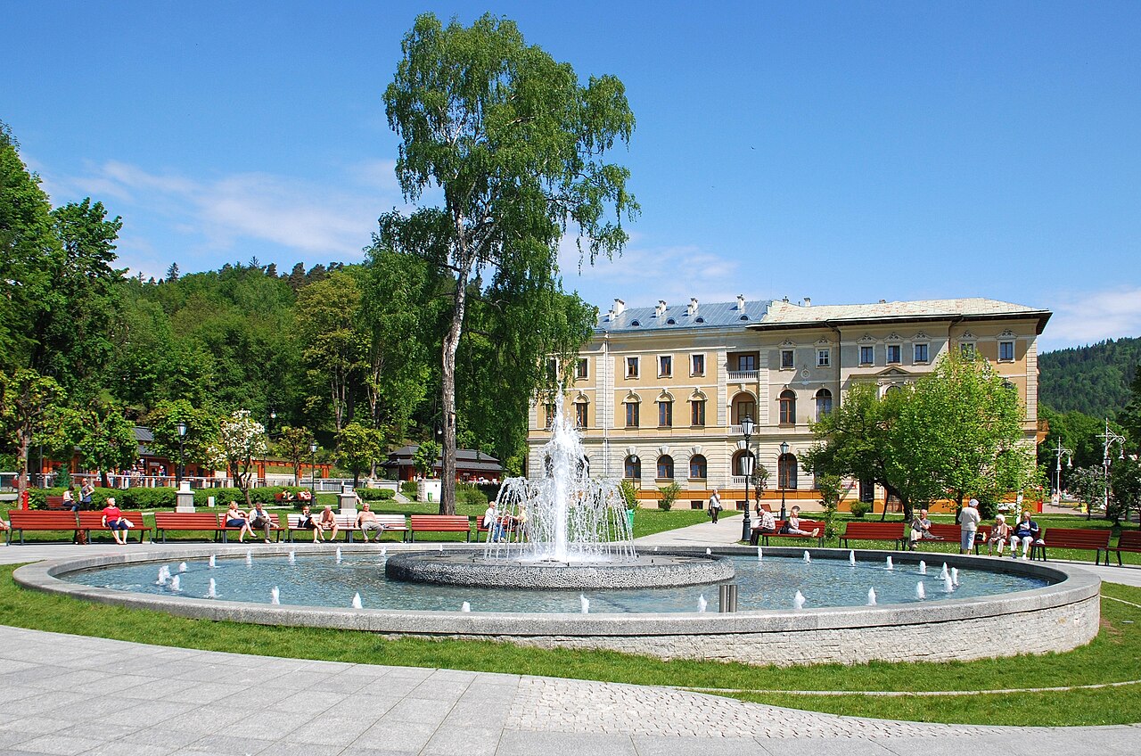 Widok miasta Krynica-Zdrój