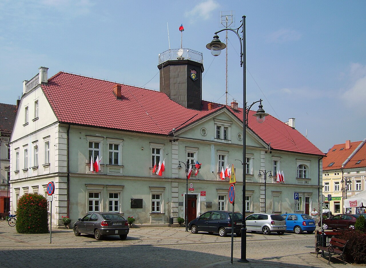 Widok miasta Leśna