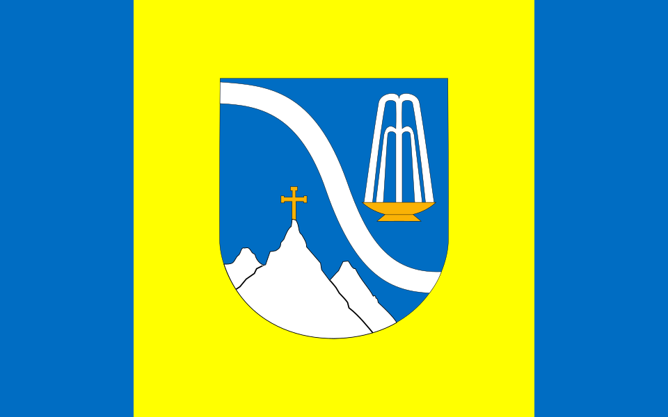 Flaga miasta Szczawnica