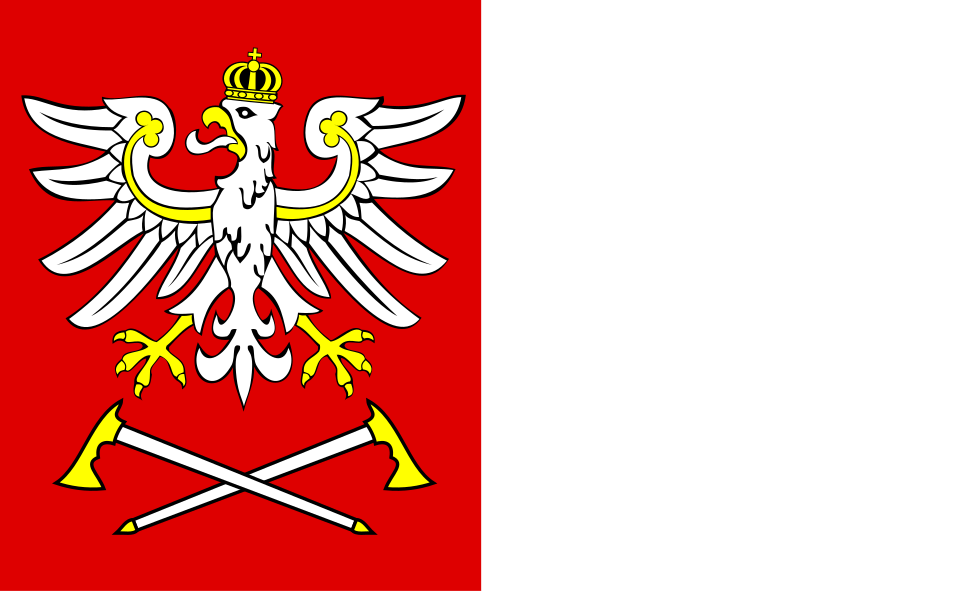 Flaga miasta Czarny Dunajec
