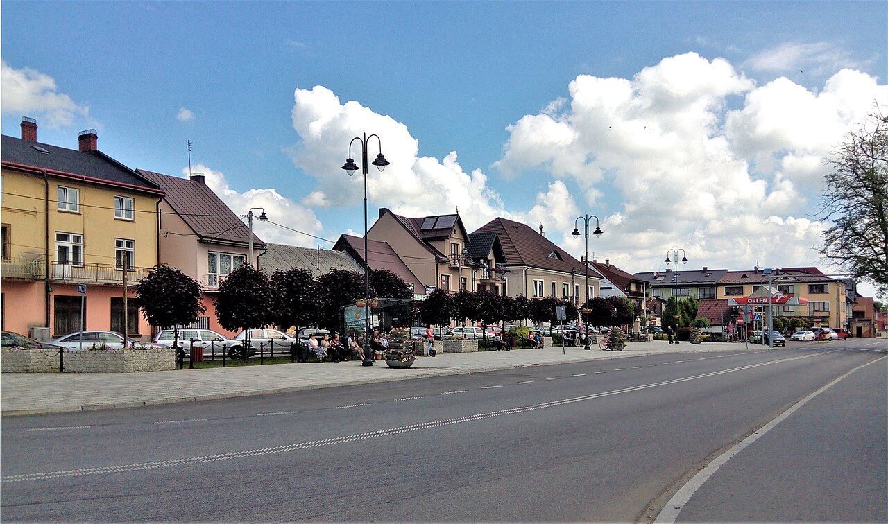 Widok miasta Czarny Dunajec