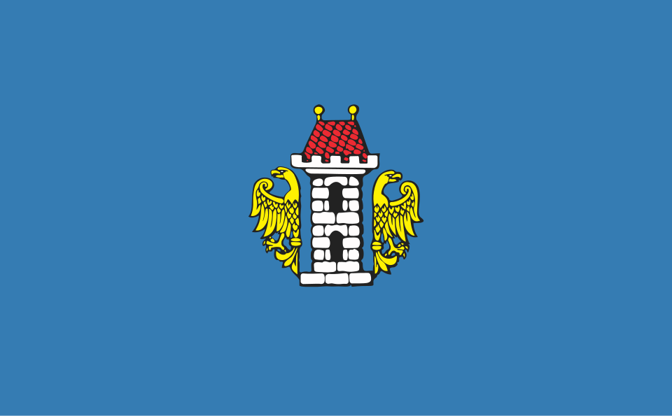 Flaga miasta Oświęcim