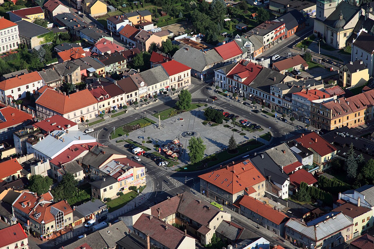 Widok miasta Kęty
