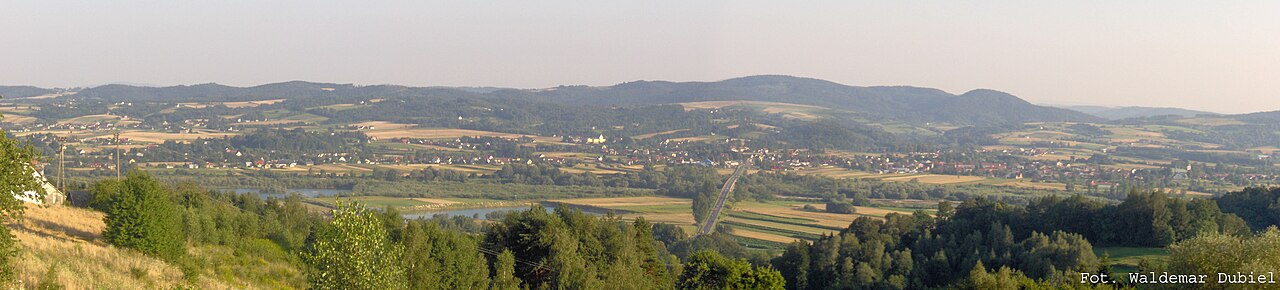 Widok miasta Zakliczyn
