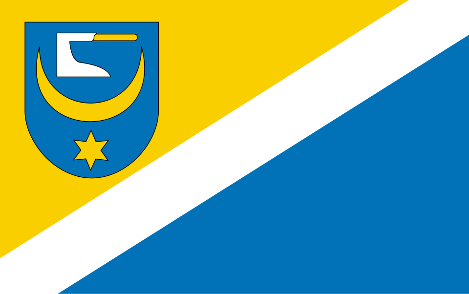 Flaga miasta Żabno