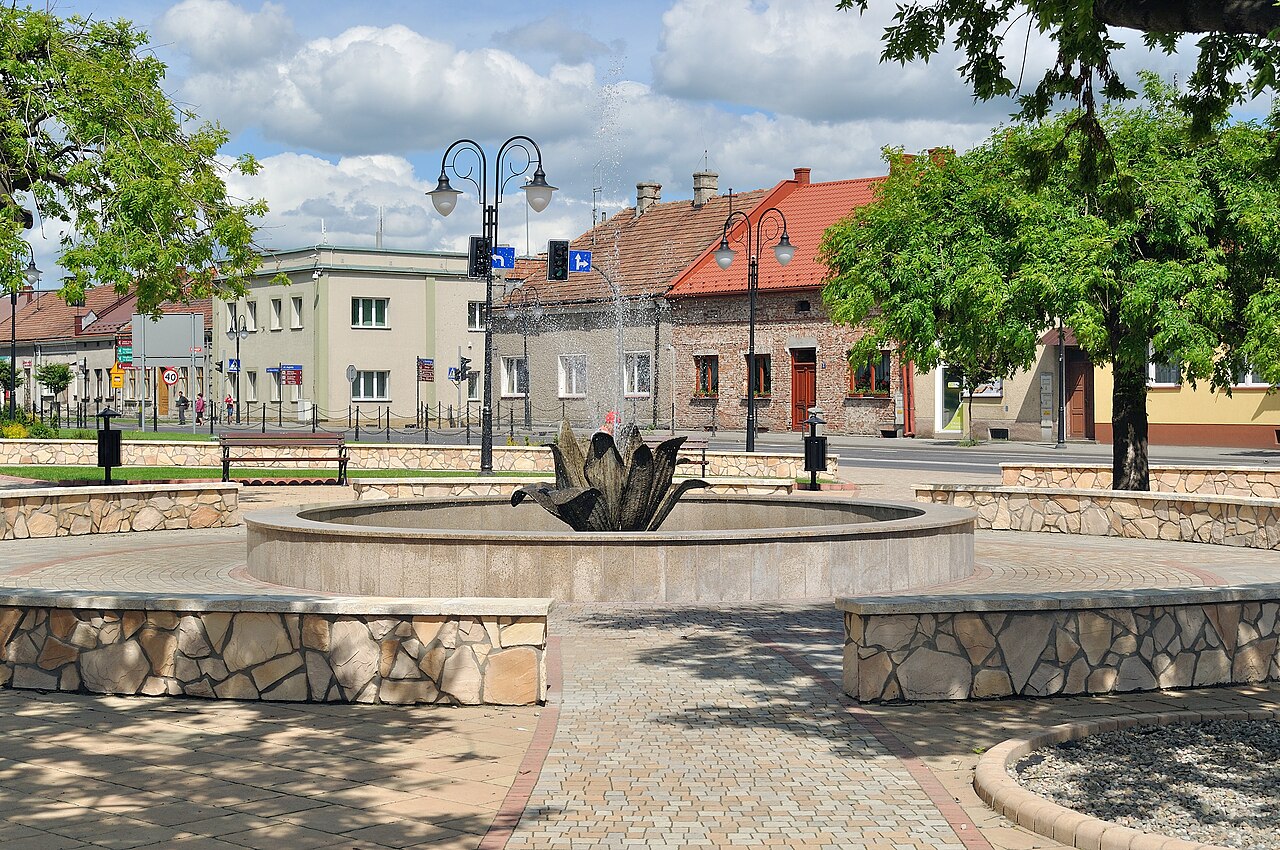 Widok miasta Żabno