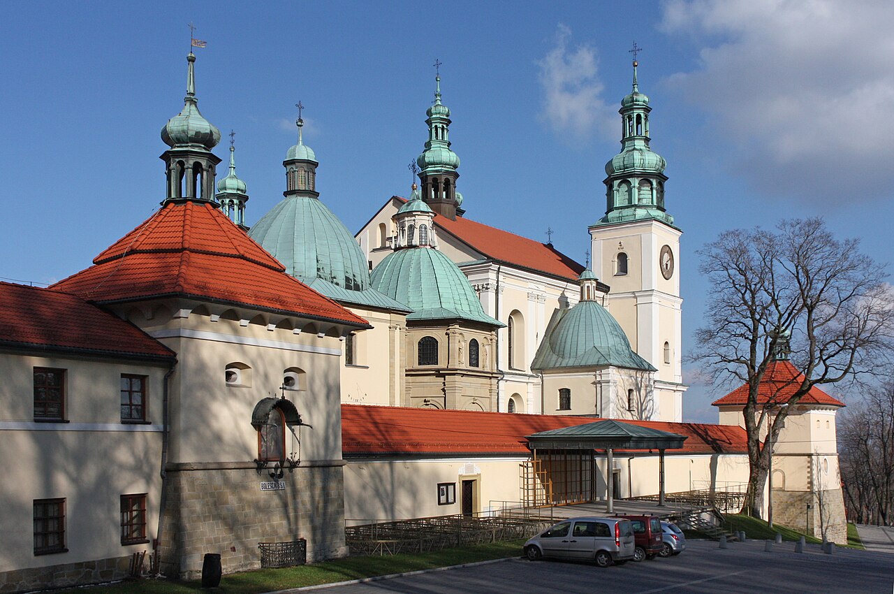 Widok miasta Kalwaria Zebrzydowska