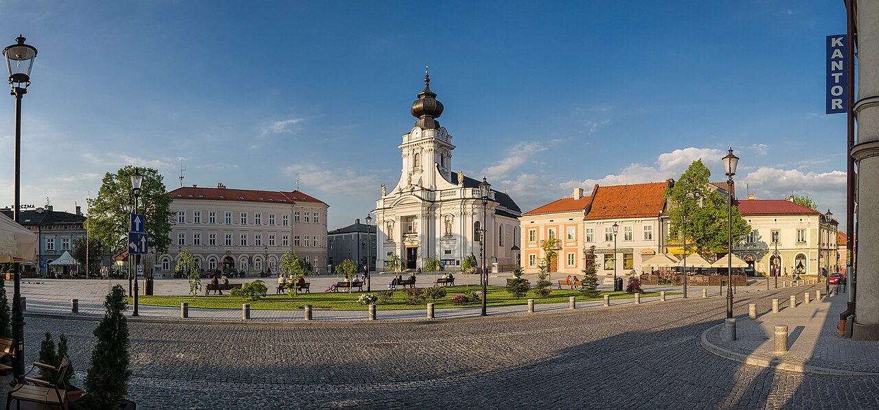 Widok miasta Wadowice