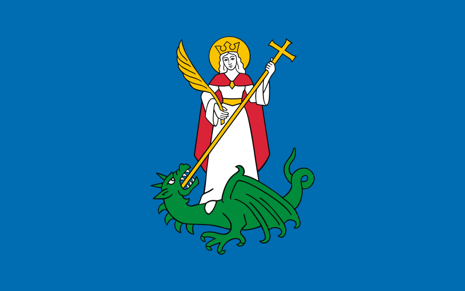 Flaga miasta Nowy Sącz