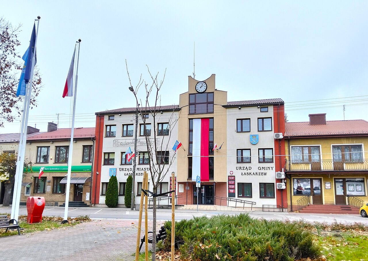 Widok miasta Łaskarzew