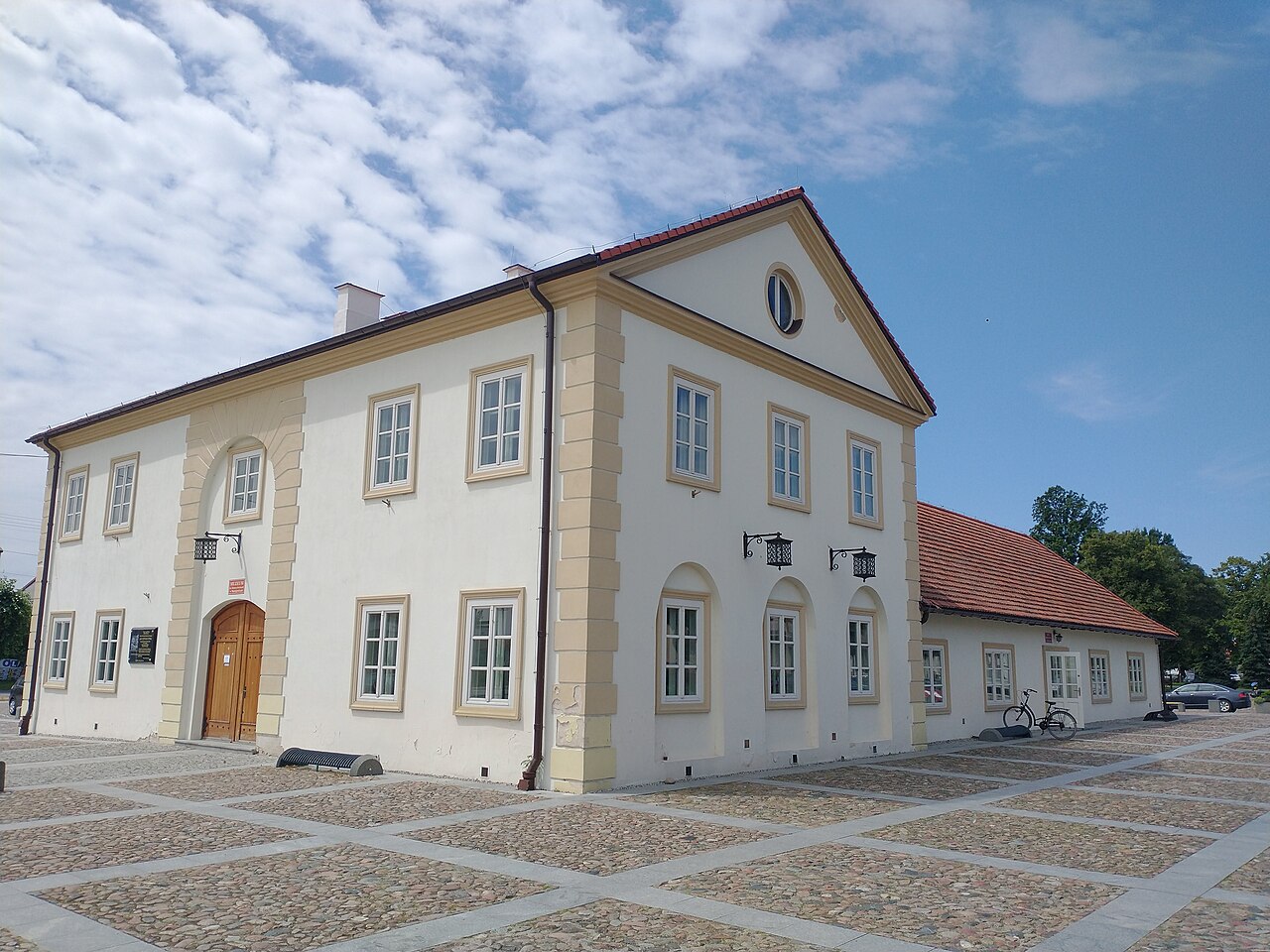 Widok miasta Maciejowice