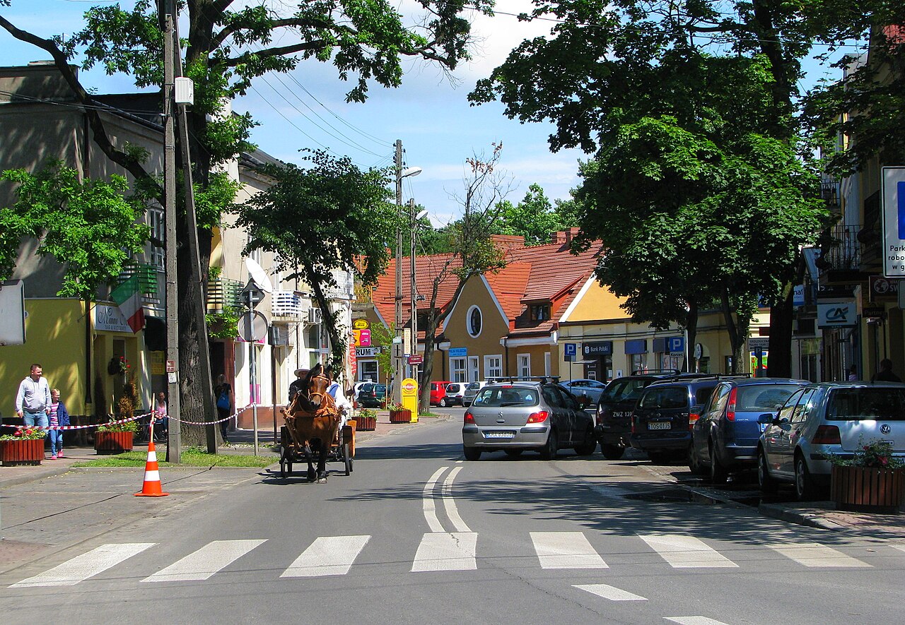 Widok miasta Milanówek