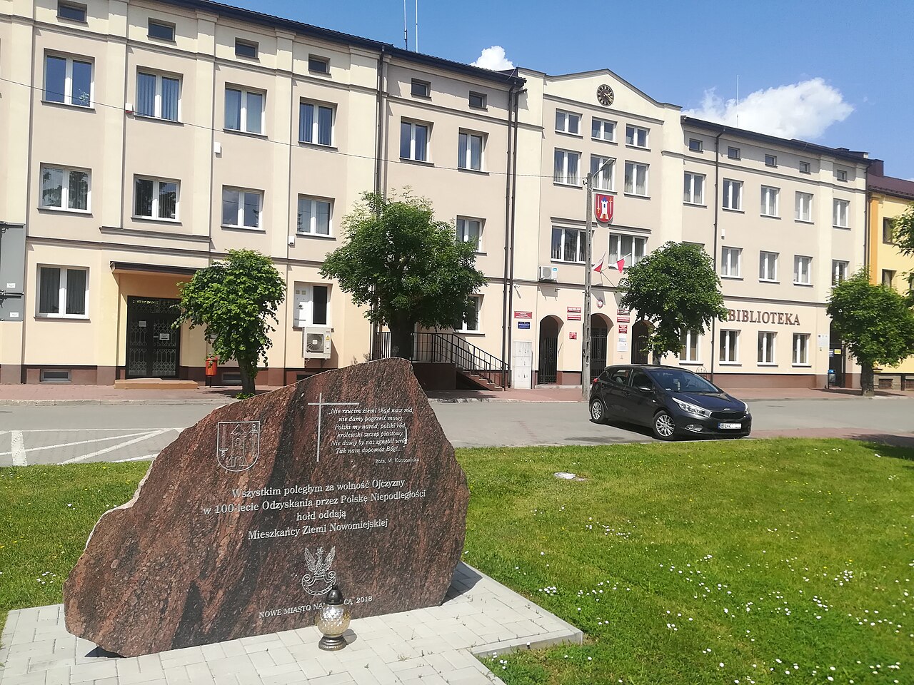 Widok miasta Nowe Miasto nad Pilicą