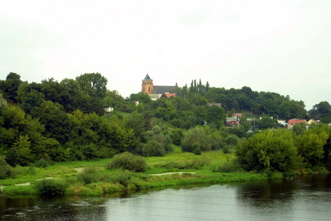Widok miasta Różan