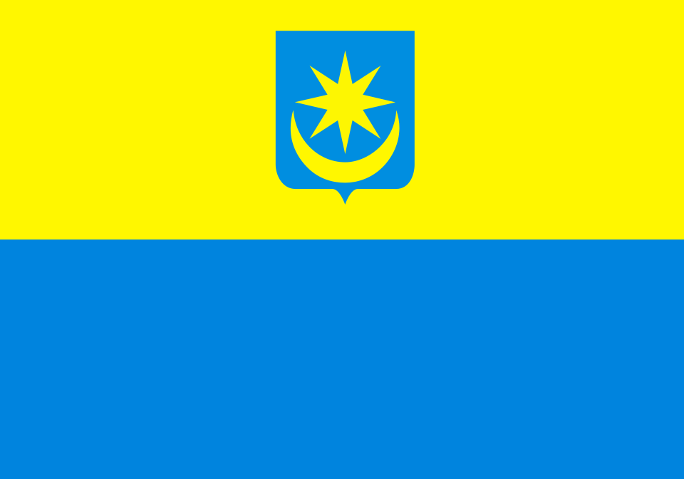 Flaga miasta Mińsk Mazowiecki