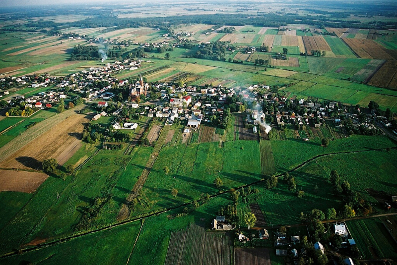 Widok miasta Latowicz