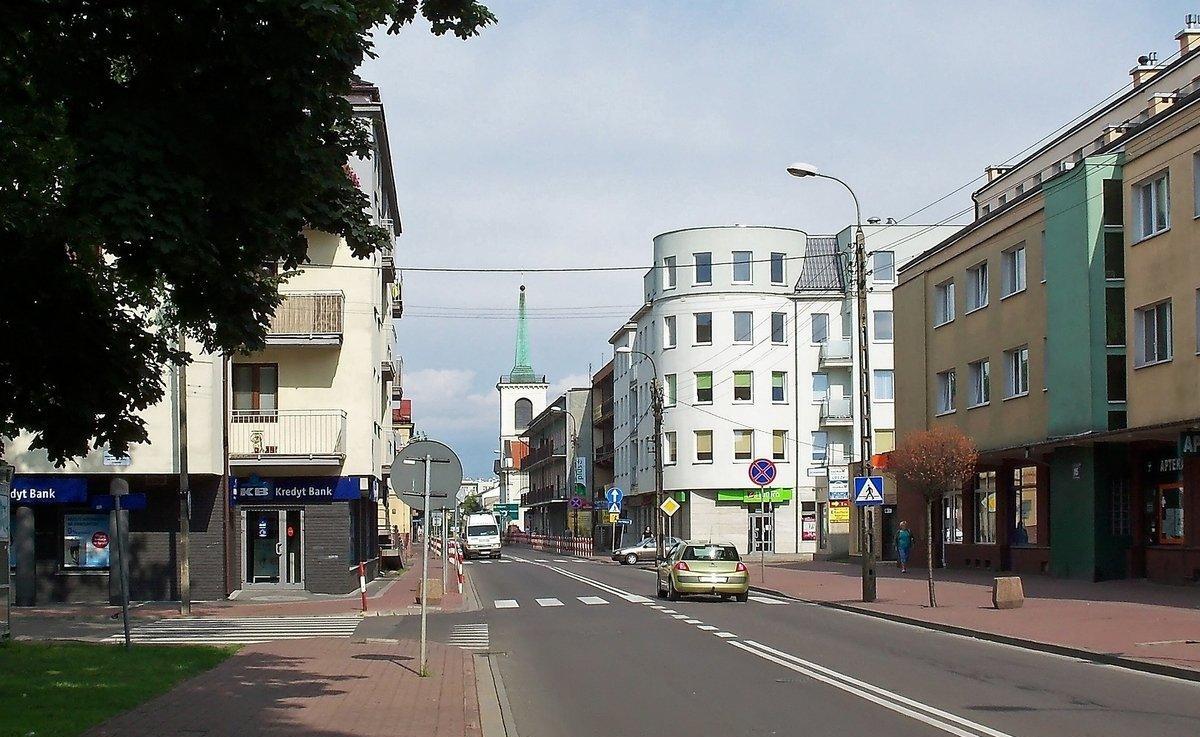 Widok miasta Nowy Dwór Mazowiecki