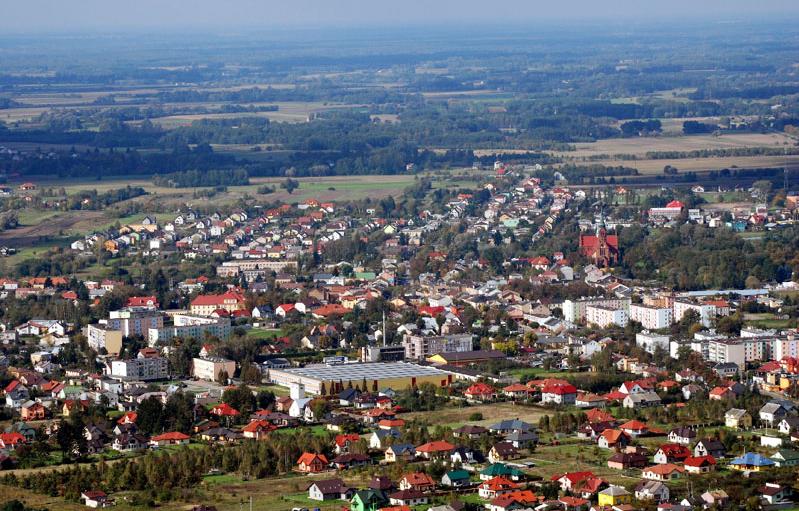 Widok miasta Nasielsk