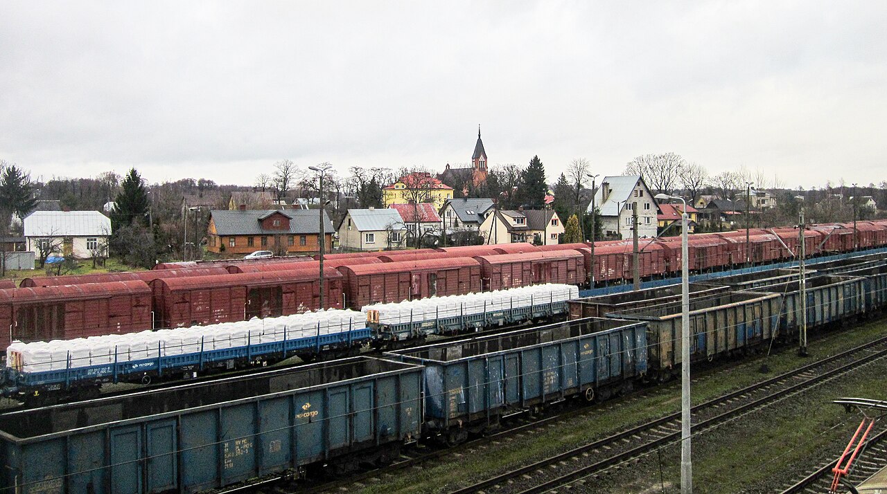 Widok miasta Małkinia Górna