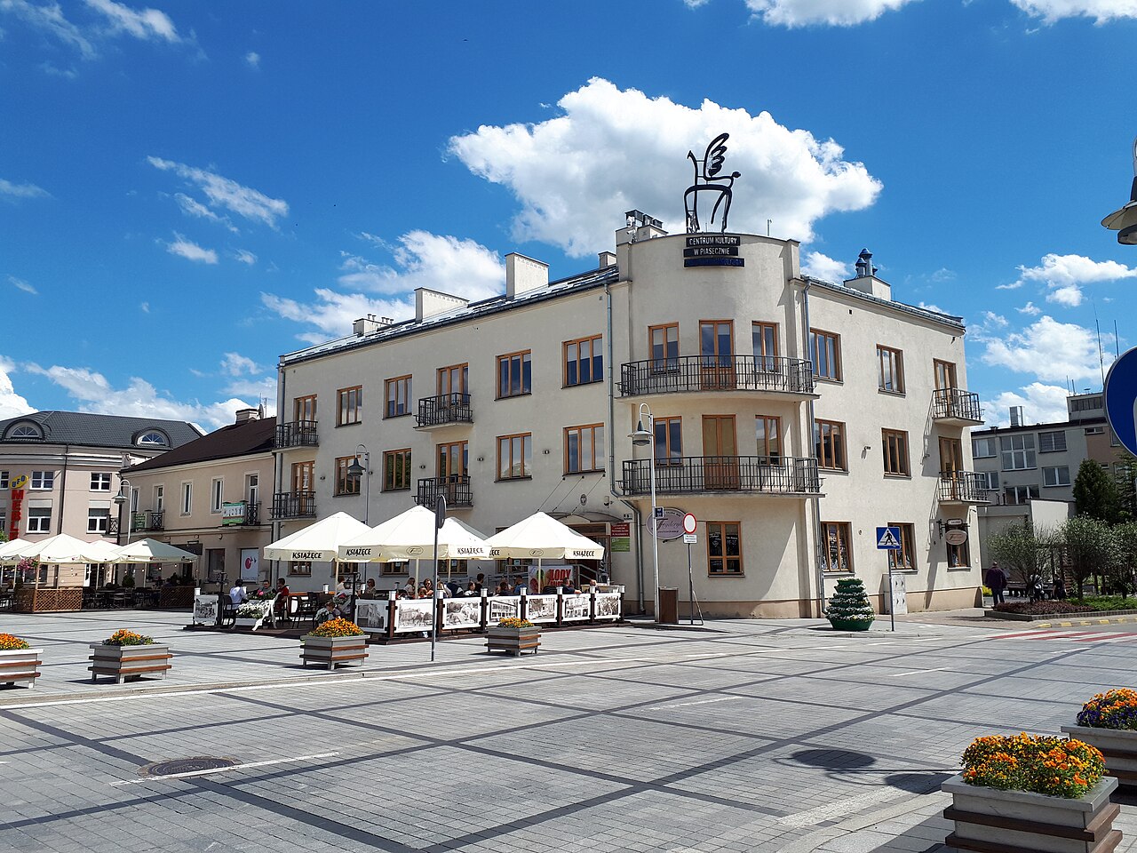 Widok miasta Piaseczno
