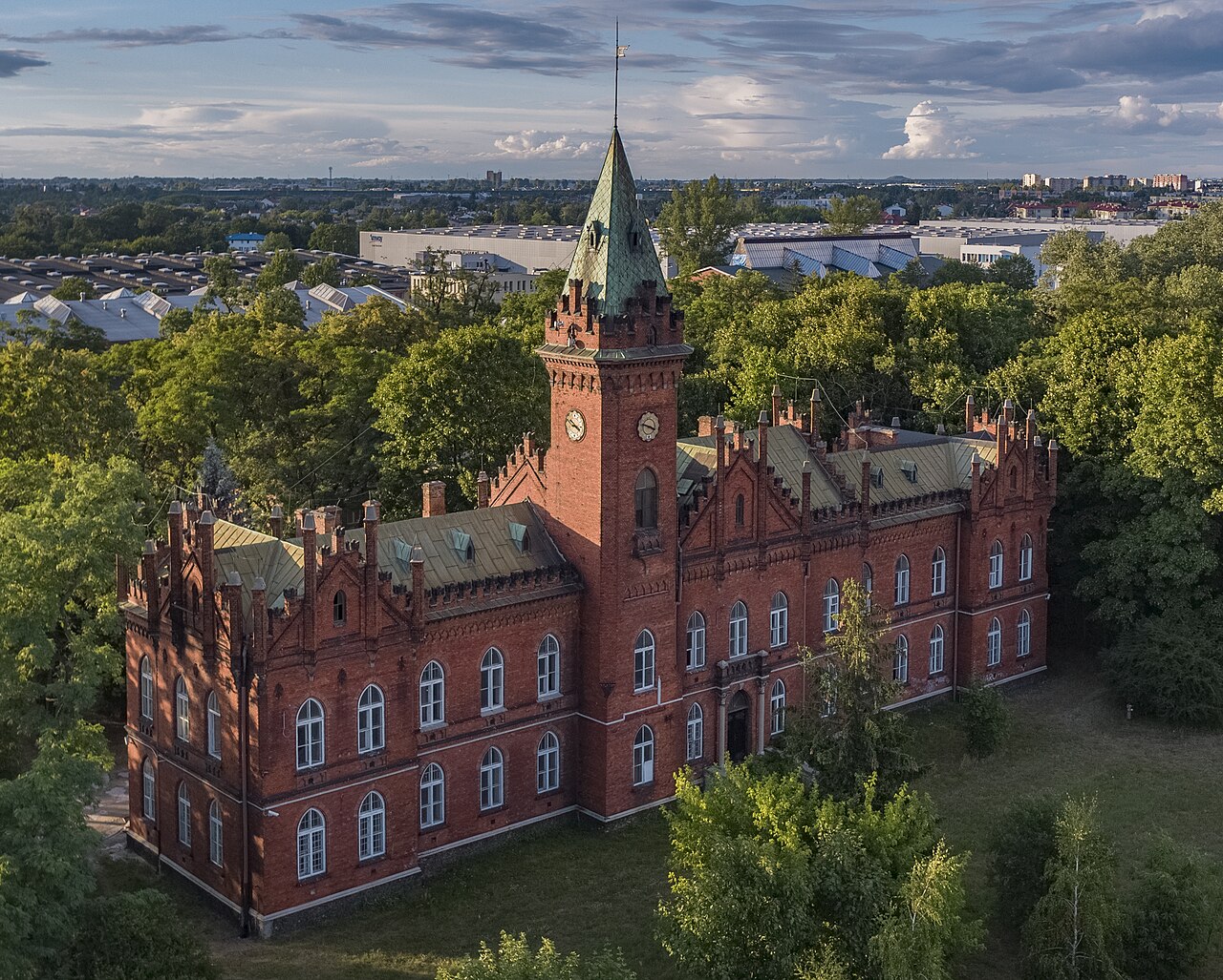 Widok miasta Pruszków