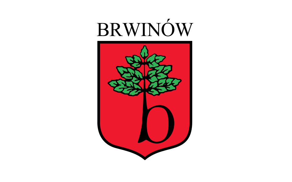 Flaga miasta Brwinów