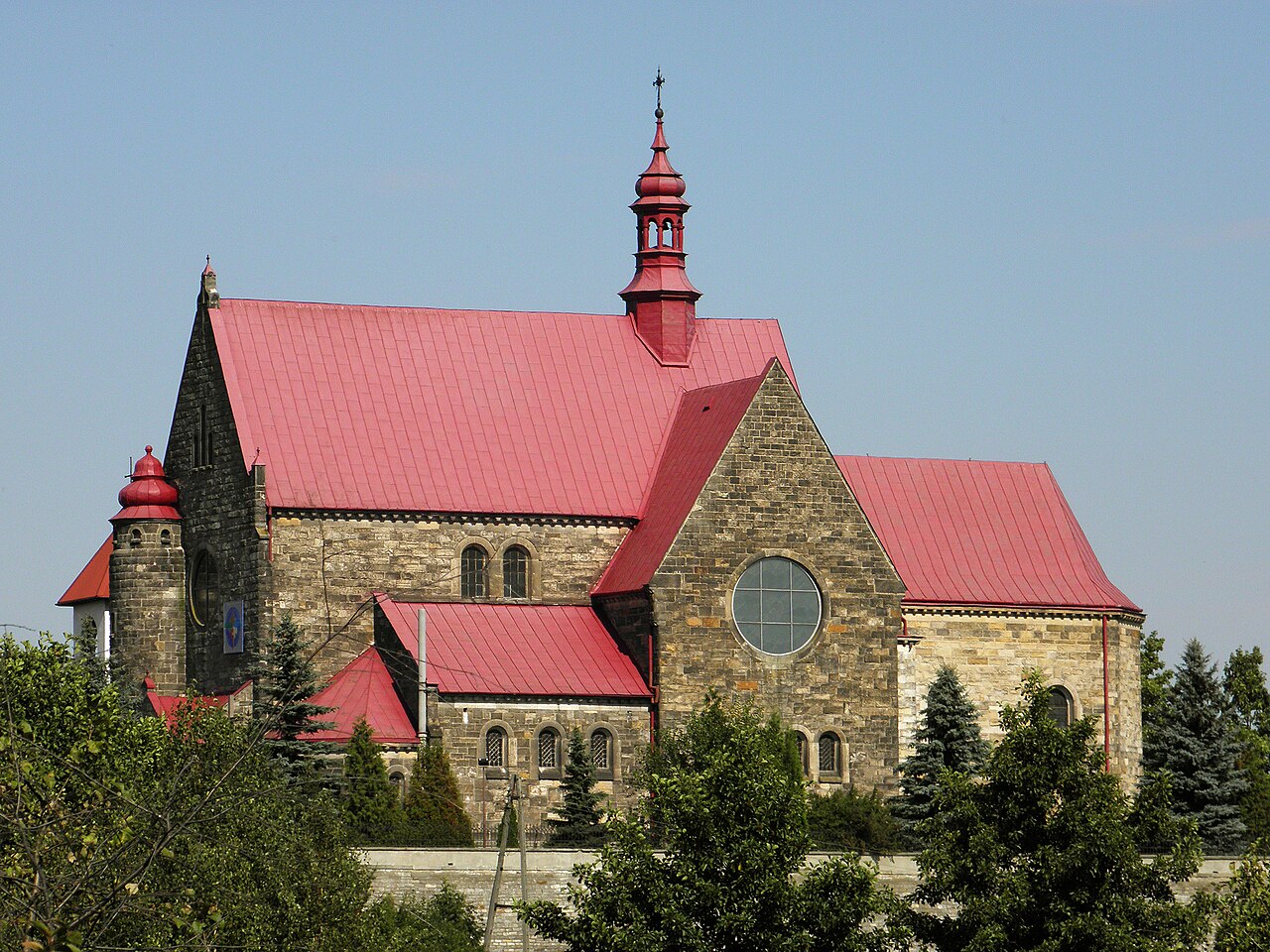 Widok miasta Jastrząb
