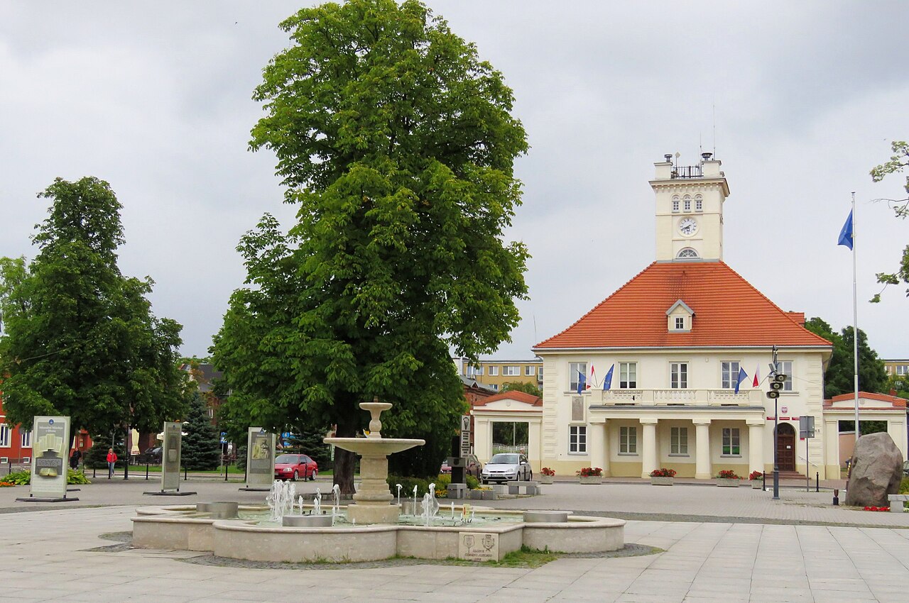 Widok miasta Błonie