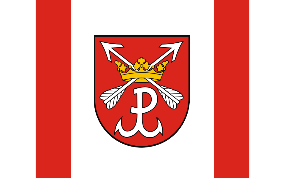 Flaga miasta Łomianki