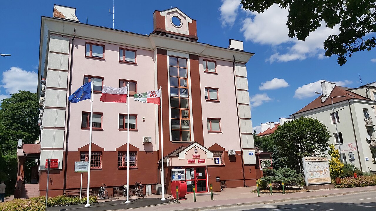 Widok miasta Ożarów Mazowiecki