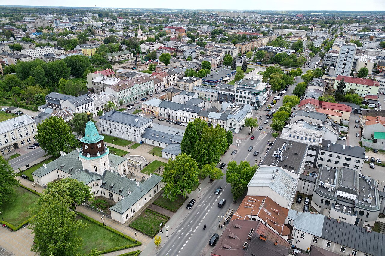 Widok miasta Siedlce