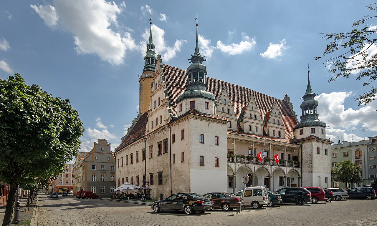 Widok miasta Brzeg