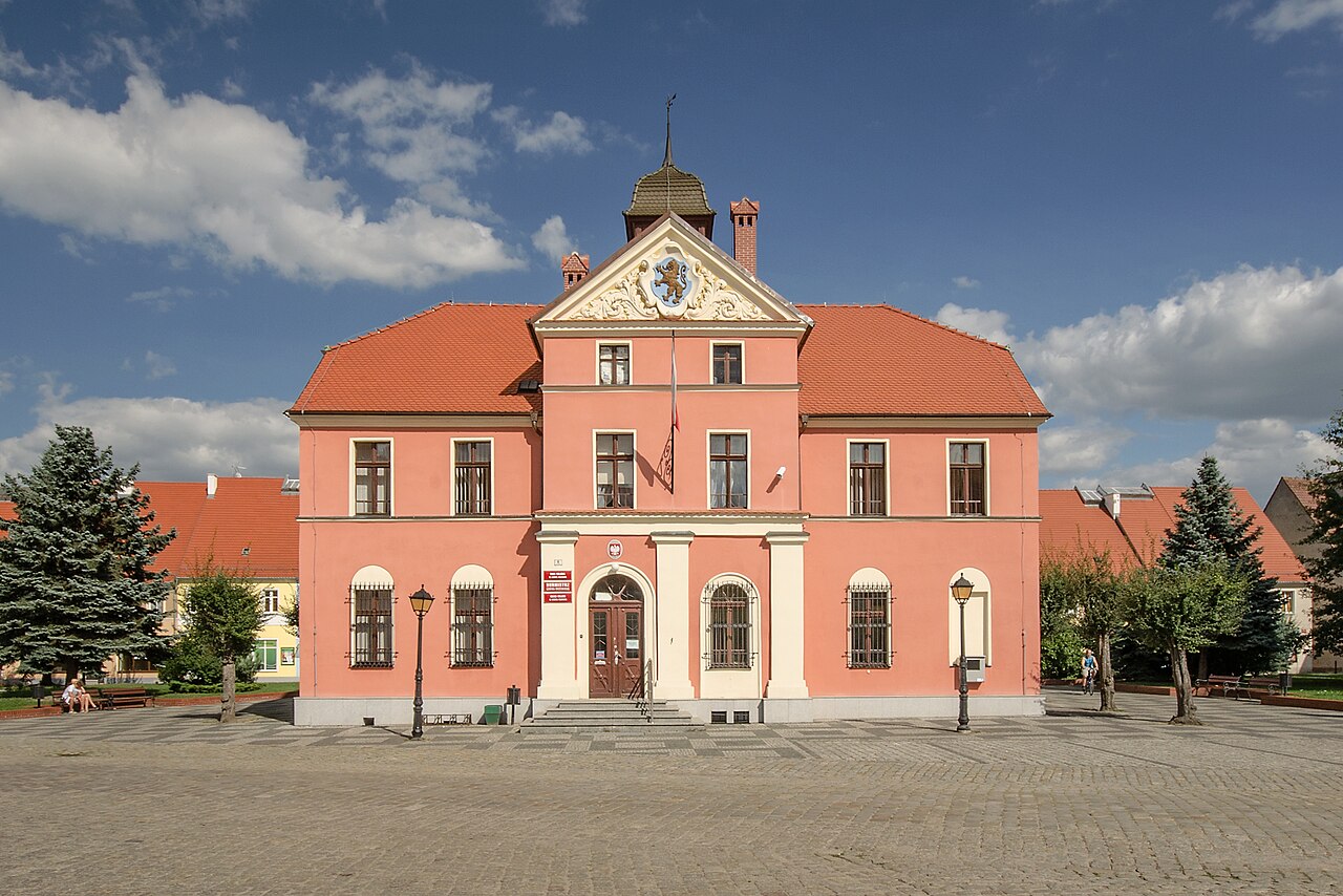 Widok miasta Lewin Brzeski