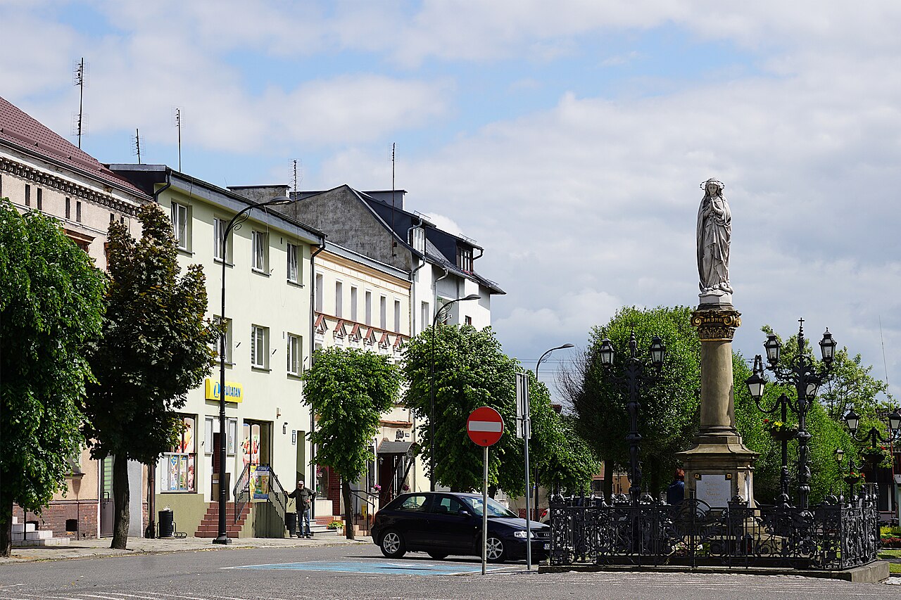 Widok miasta Baborów