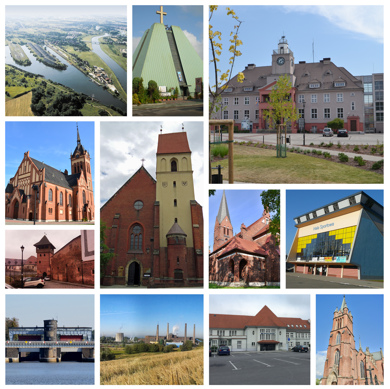 Widok miasta Kędzierzyn-Koźle