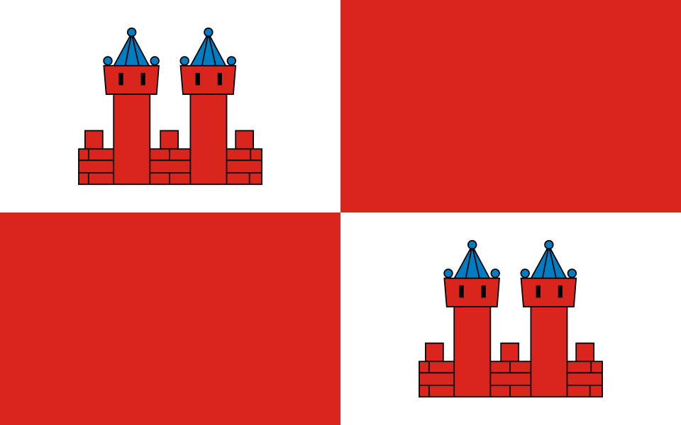 Flaga miasta Byczyna