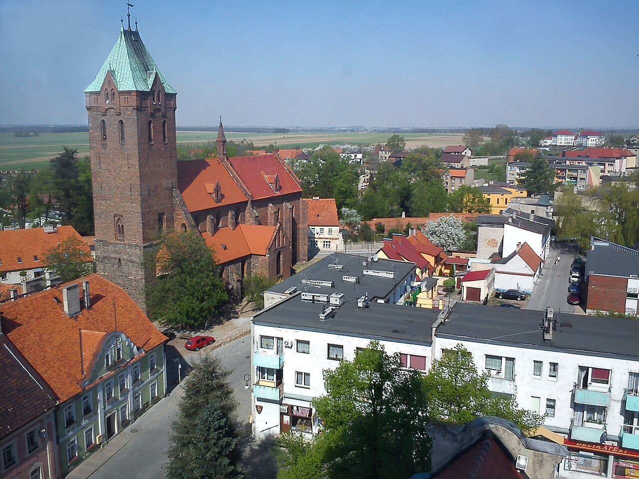 Widok miasta Byczyna