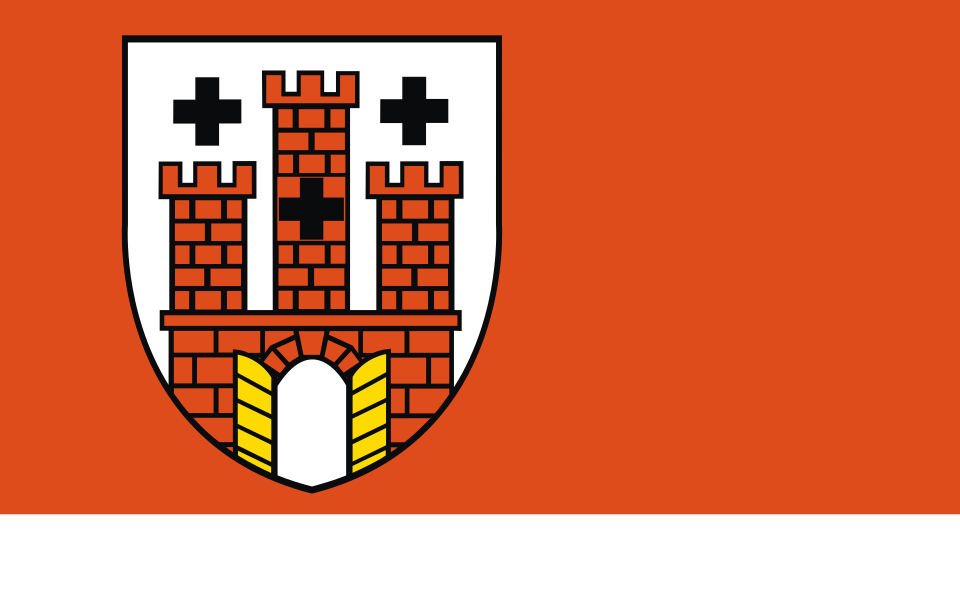 Flaga miasta Kluczbork