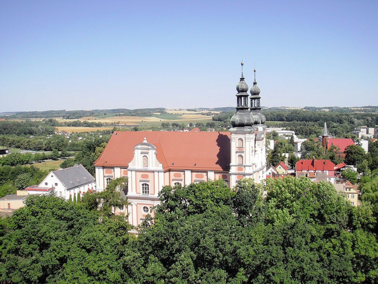 Widok miasta Otmuchów
