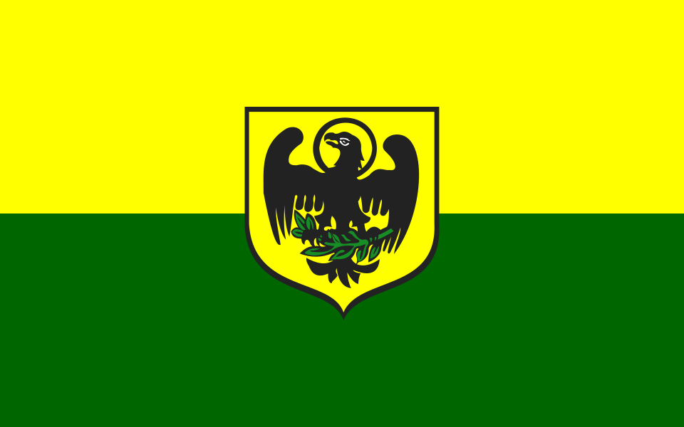 Flaga miasta Paczków
